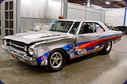 Dave and Darren Smith's 68 Dart in for repairs