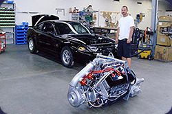 David Reese New Drag Radial Mustang