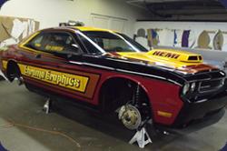 Roy Johnson's NHRA Stock Eliminator Drag Pak Challenger