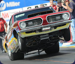 Lloyd Woffard wins NHRA Super Stock Hemi Class at Belle Rose LA
