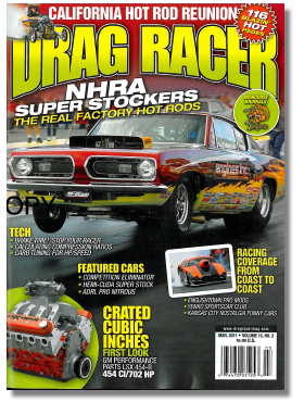 Lloyd Wofferd Cuda featured in Drag Racer Magazine